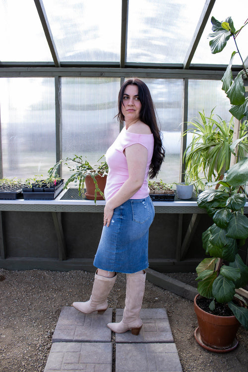 Brooklyn Denim Skirt