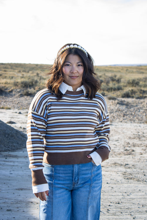 Solado Striped Knit Top