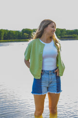 Solvi Short Sleeve Sweater