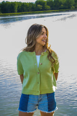 Solvi Short Sleeve Sweater