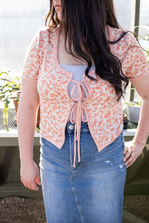 Terra Ribbon Tie Cardigan