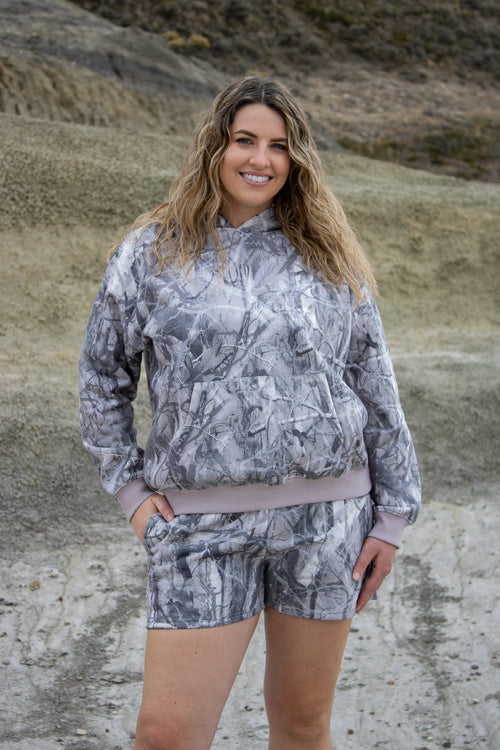 Twilight Camo Hoodie & Shorts Set