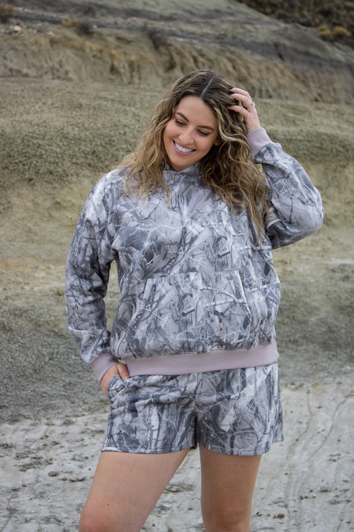 Twilight Camo Hoodie & Shorts Set