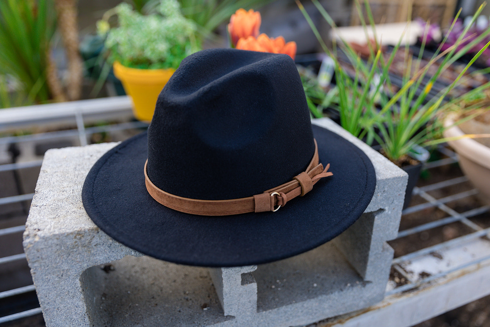 Scout Classic Fedora Hat -Black