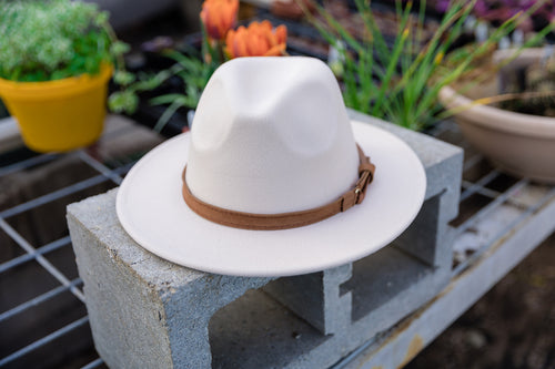 Scout Classic Fedora Hat -Ivory