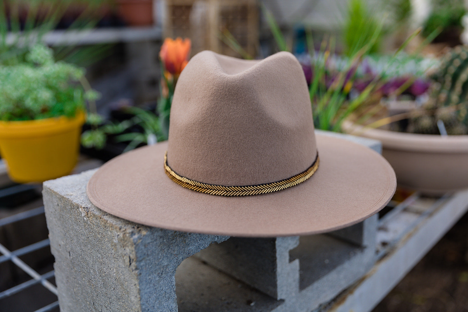 Andie Classic Wool Felt Rancher Hat-Pecan