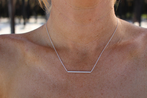 Double Pendant Gemstone Necklace