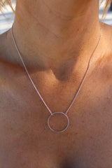 Skinny Circle Necklace