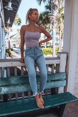Azeele High Waisted Skinny Jean