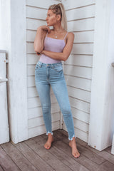 Azeele High Waisted Skinny Jean