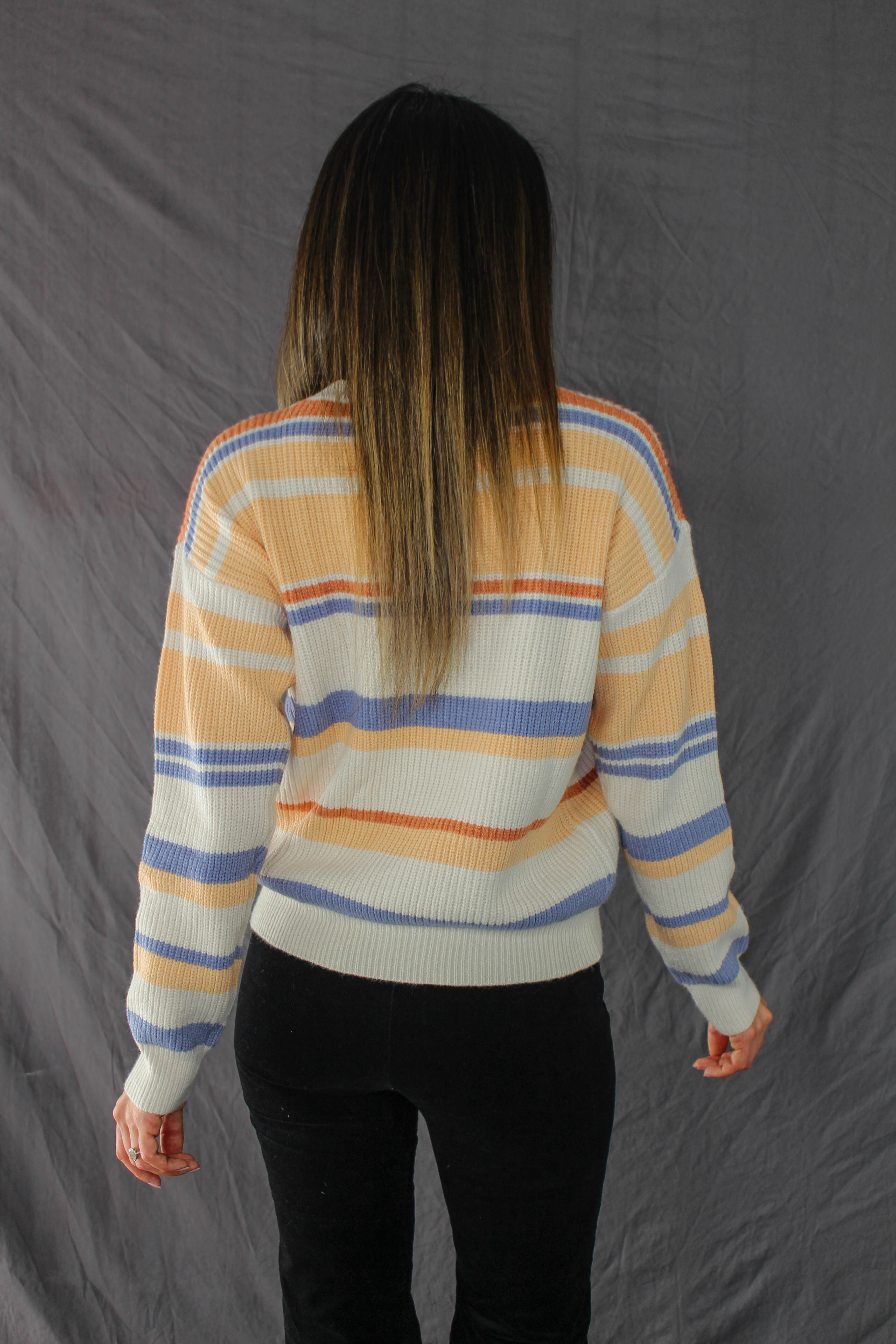 Aliso Striped Knit Sweater