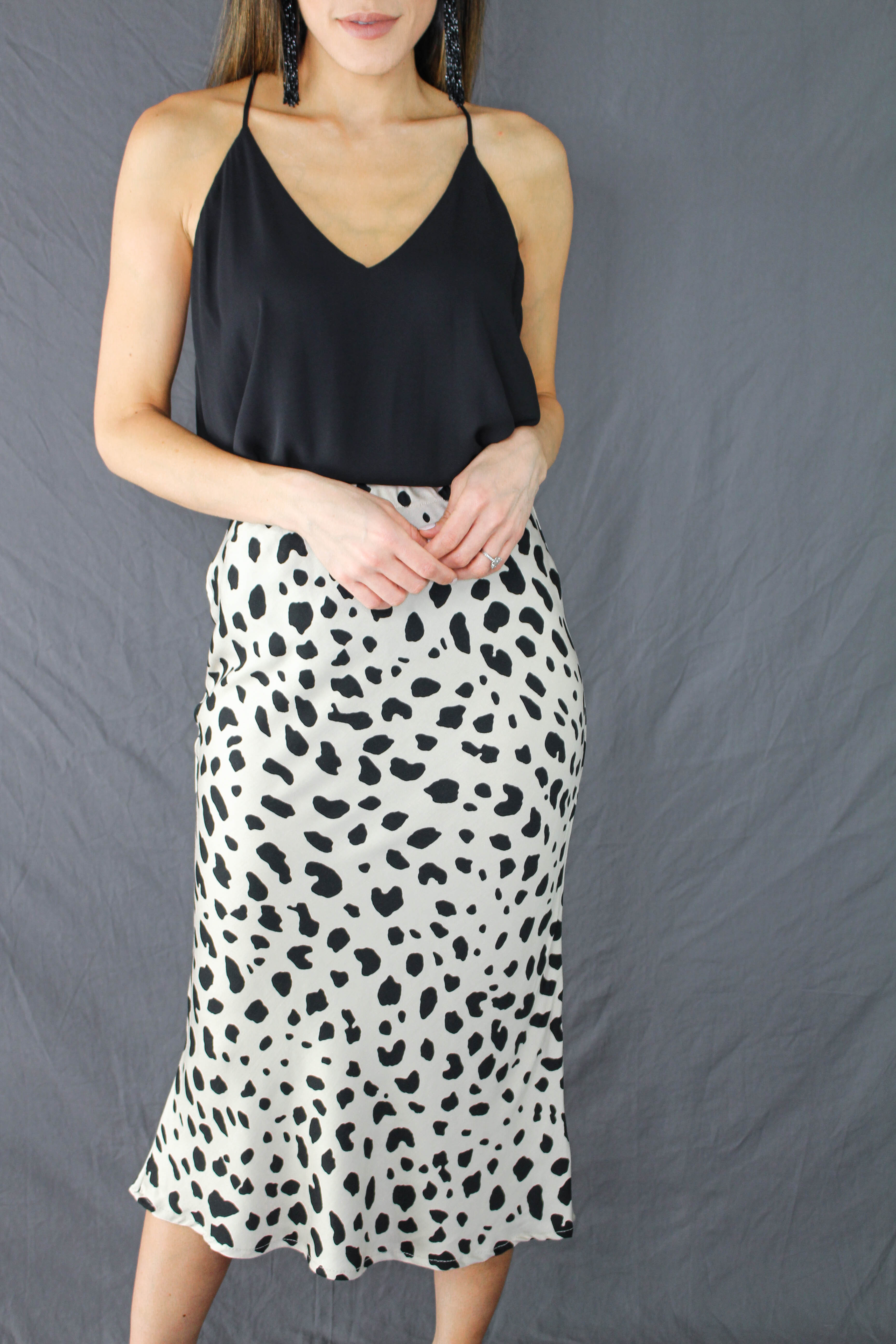 Fallon Cheetah Midi Skirt