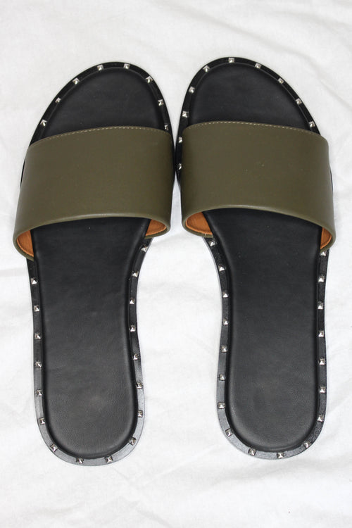 Niguel Studded Slide Sandal