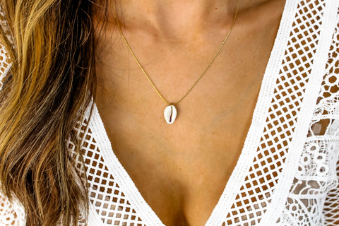 Sheridan White Turquoise Pendant Necklace