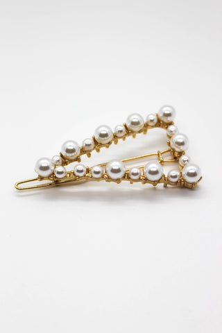 Gold + Pearl Hairpin Set