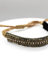 Beaded Strap Bracelet - GOLD