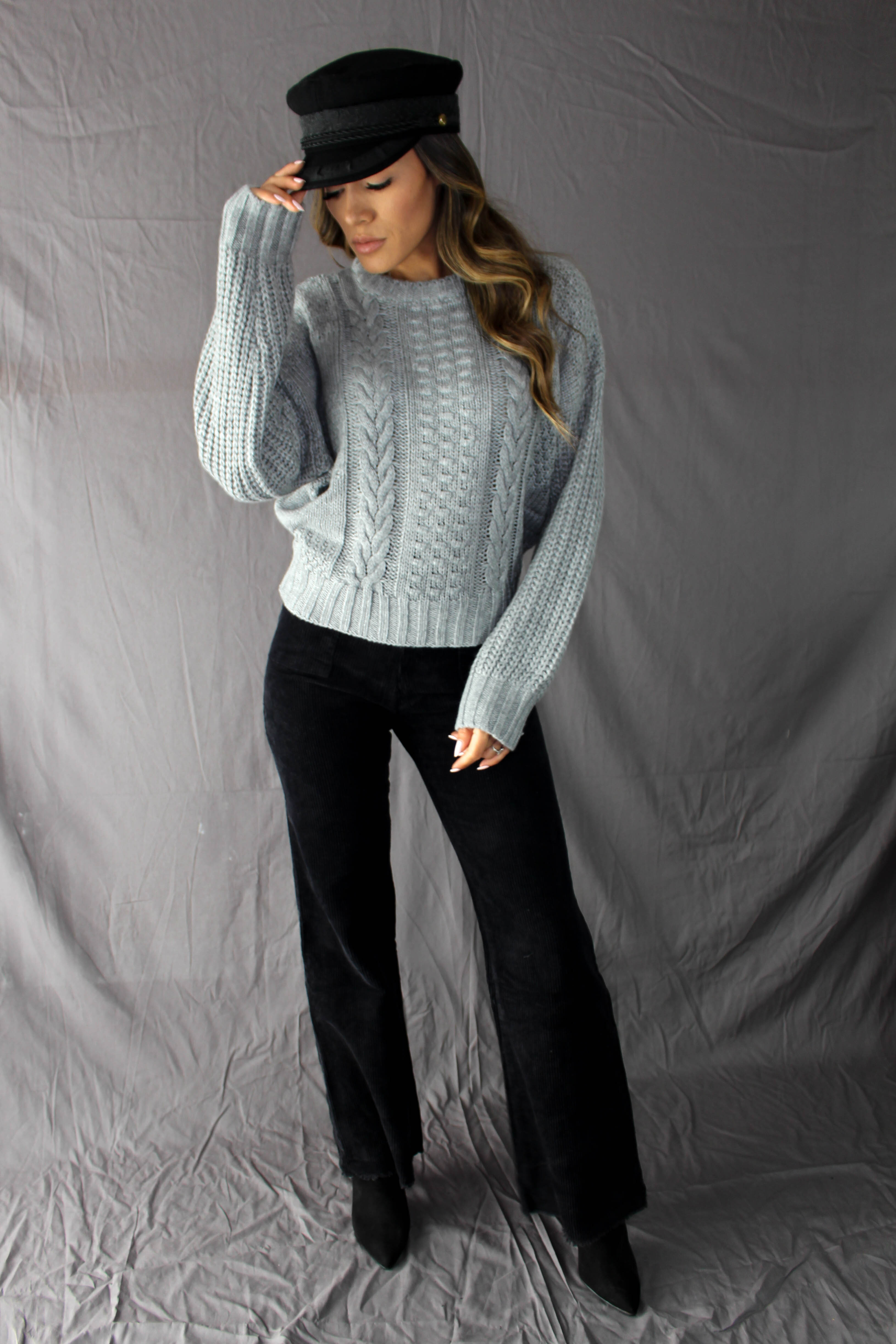 Shawme Cable Knit Sweater