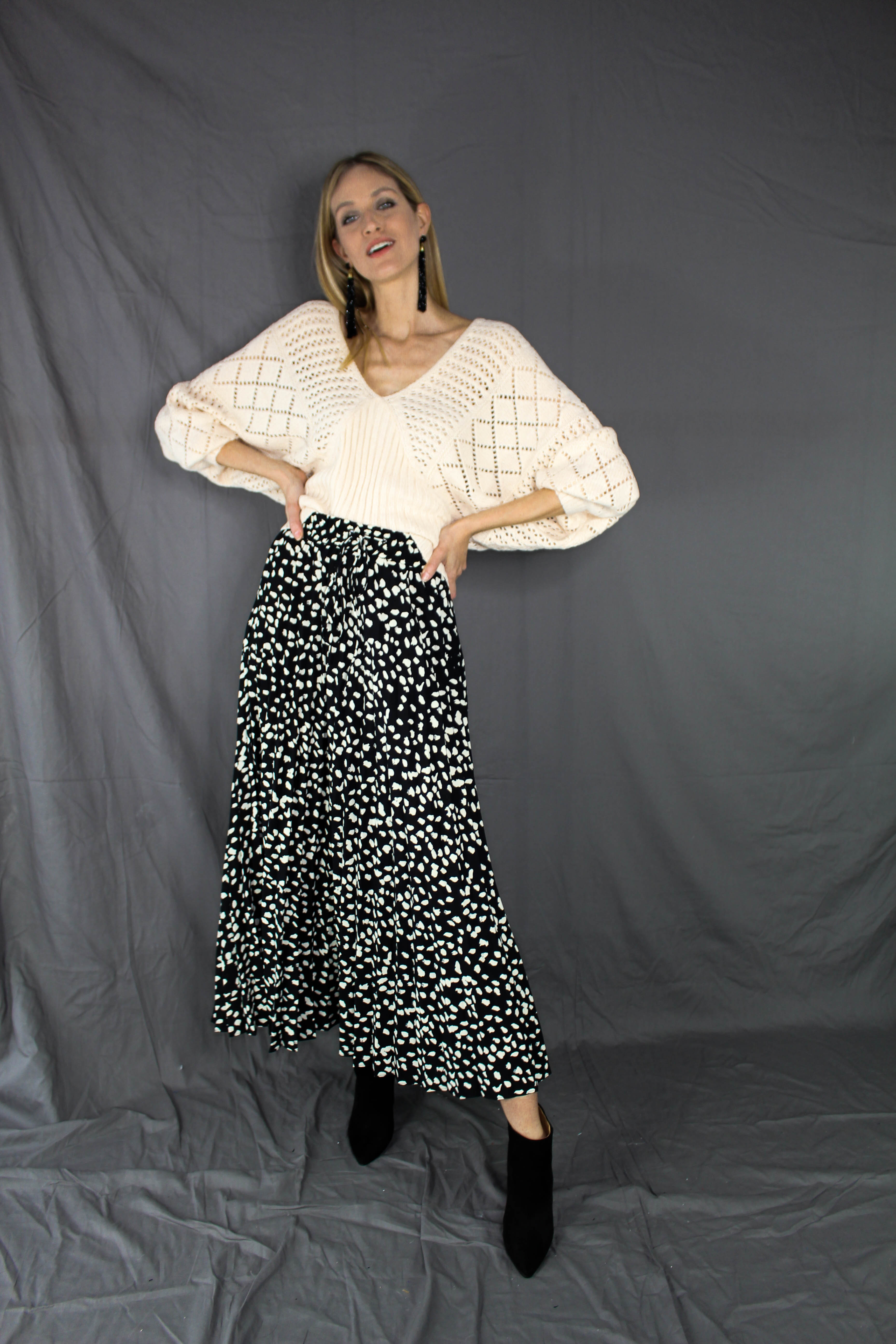 Clermont Printed Maxi Skirt