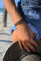Leather Stacker Bracelet