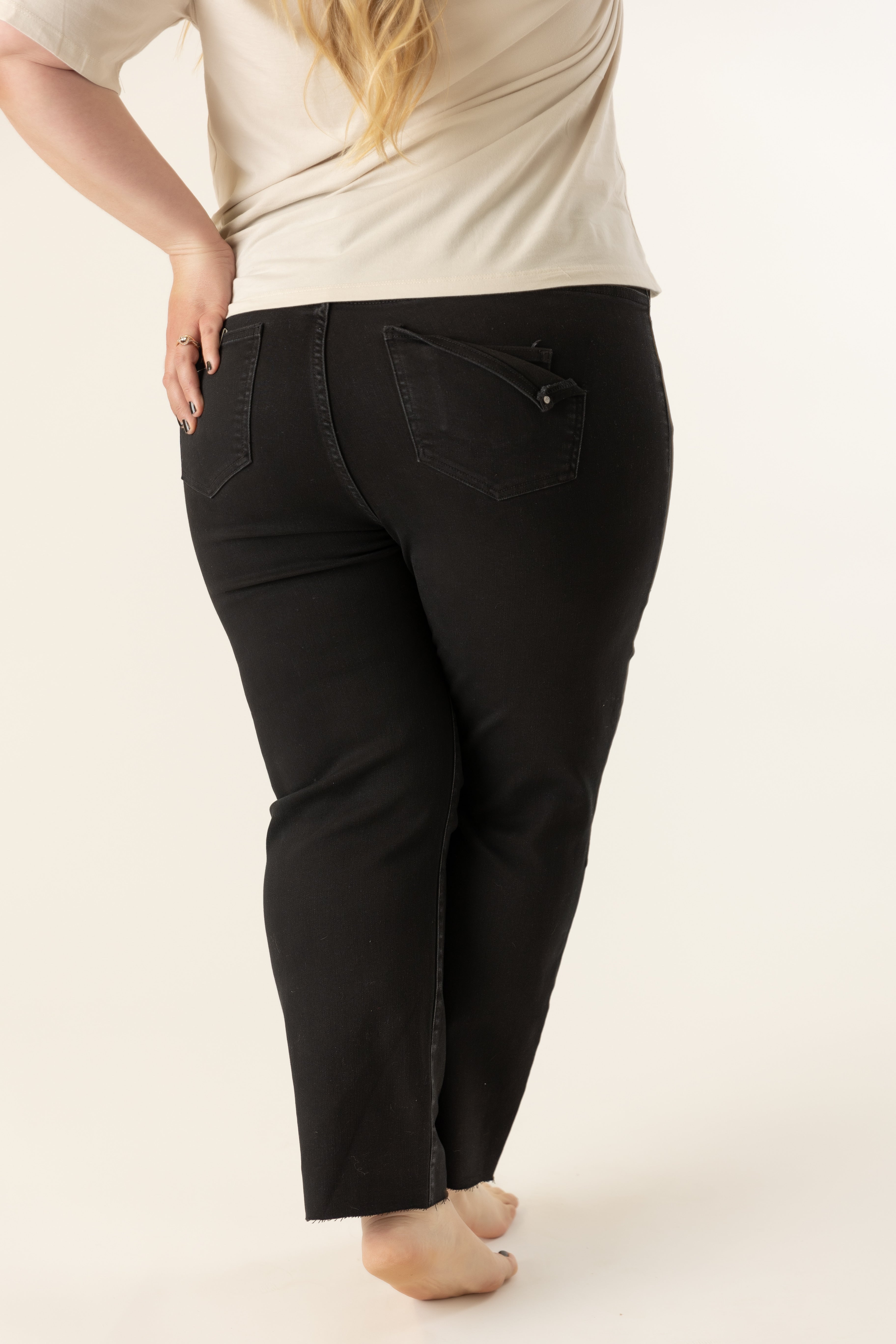 NEW Zara Classic Mom Fit Hi-Rise Ankle Length Black Denim Jeans Size 34/ US  2 | eBay