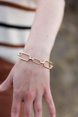 Gold Geometric Bracelet