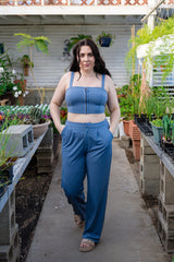 Becca Blue Knit Pant