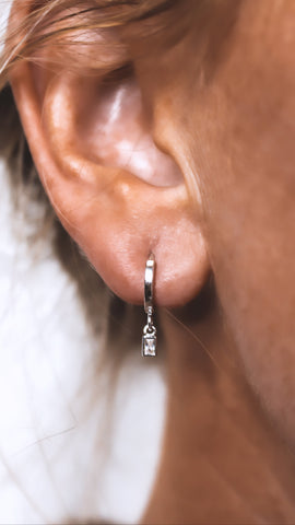 Oval Tassel Earring