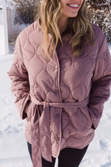 Camila Snap Front Quilted Jacket