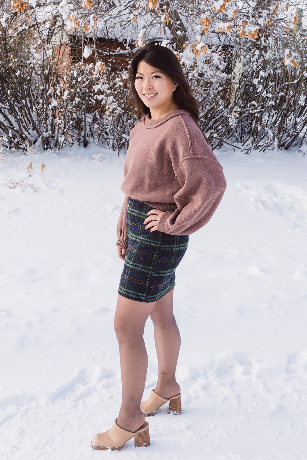 Enola Tweed Skirt