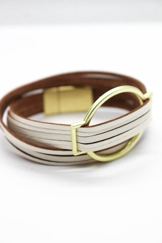 Metal Beaded Bracelet Set